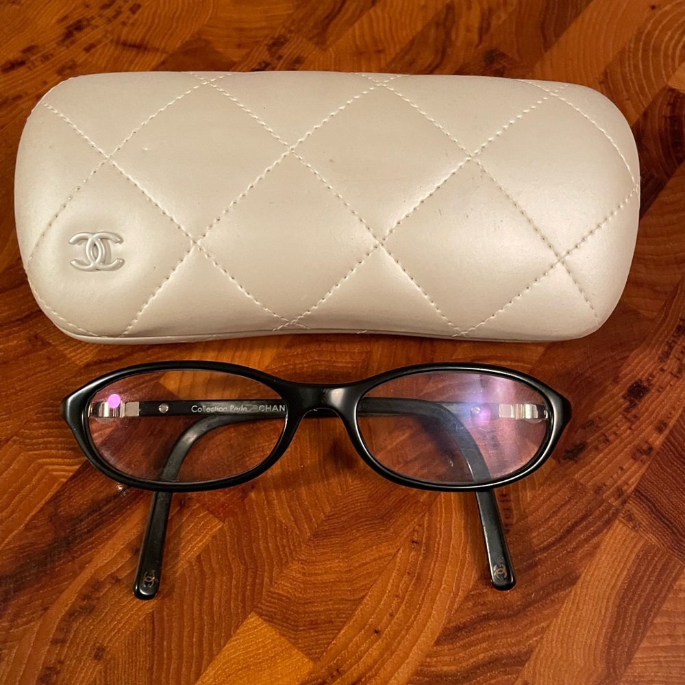 CHANEL Collection Perle designer eyeglass frames. 315C-HC501. For frames only!